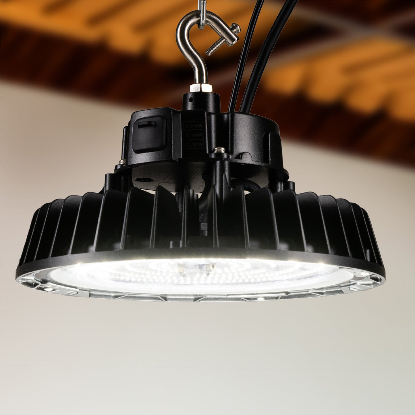 Probay+ - LED High Bay 200W - Dimbaar met schakelaar - Voor hoge plafonds - 30000 lm