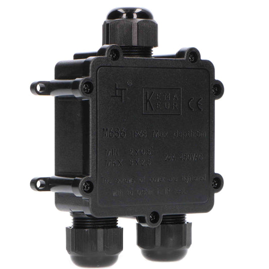 LED's Light Pro Kabeldoos I-connector - IP68 waterdicht - Lasdoos voor kabels van 4 tot 12 mm