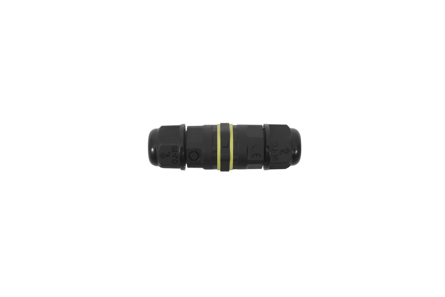 Kabelverbinder I connector - Voor kabels van 5 tot 10 mm - voor buiten en binnen - Zwart