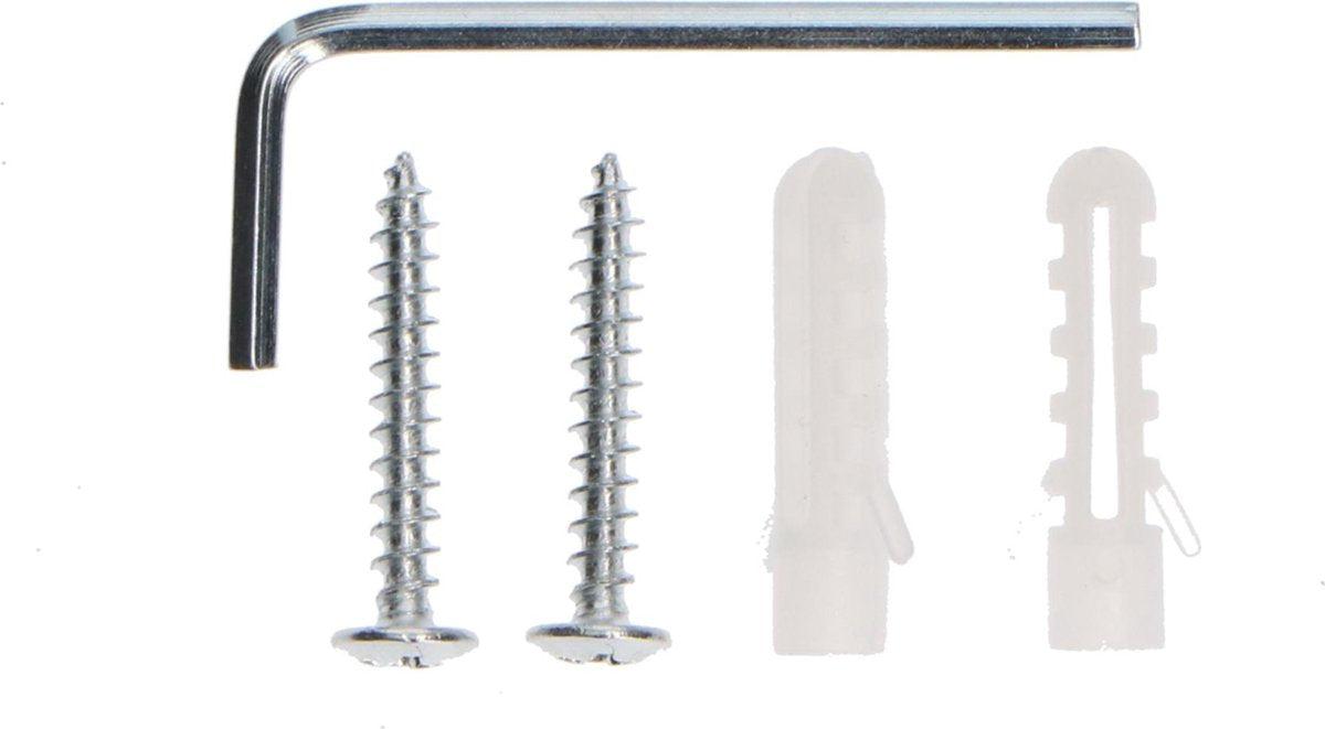 LED's Light Kubus LED Wandlamp buiten - 2 lichts - Dimbaar en instelbare lichtkleur - IP65 Waterdicht - Zwart