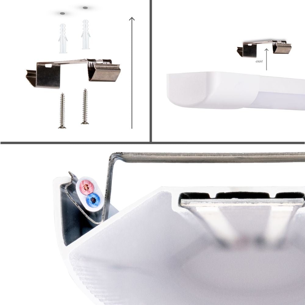 2 PACK - LED's Light LED TL lamp 60 cm voor binnen - Complete LED TL verlichting - 2330 lm