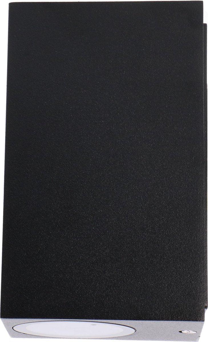 NØRD Up&Down - LED's Light LED Buitenlamp met sensor - IP44 waterdicht - GU10 fitting - Model Napoli - Zwart