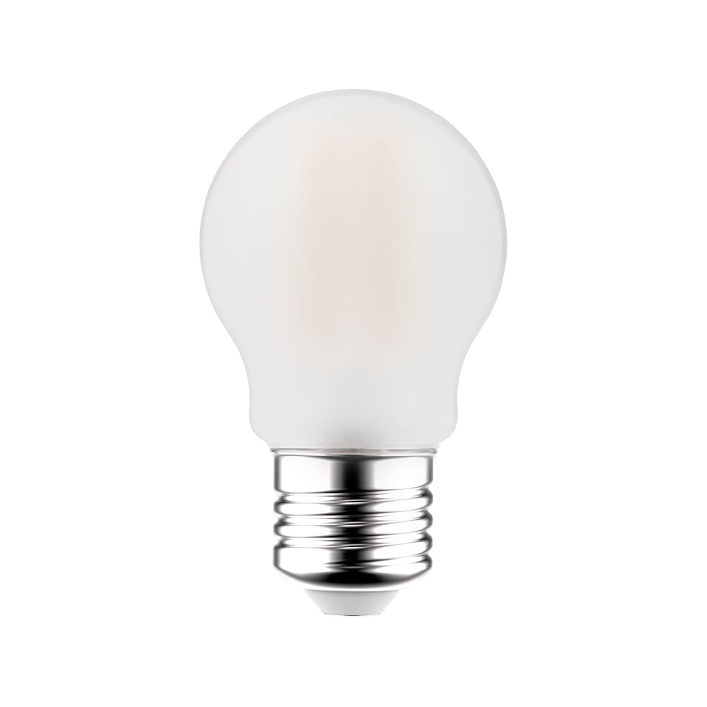 LED Lamp E27 - Melkglas - Warm wit licht - 470 lm