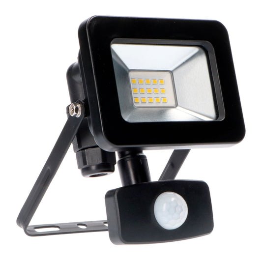 LED's Light Floodlight 1100 - Met licht- en bewegingssensor - Binnen & Buiten - 10W - Zwart
