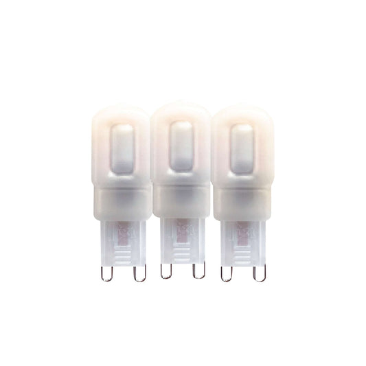 LED Steeklamp G9 - Mat - 220-240V - Warm wit - 2.5W (24W) - 3 lampjes