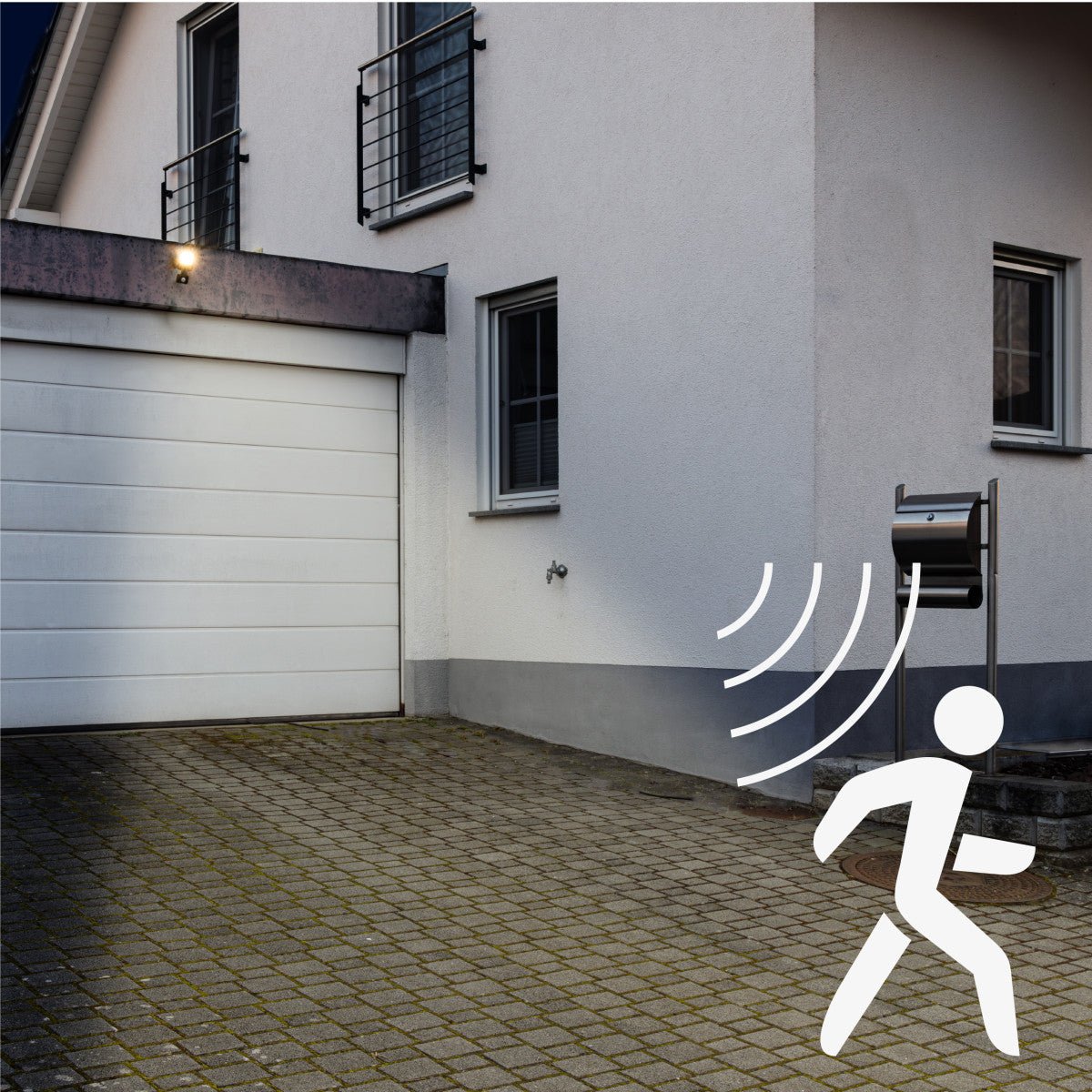 LED's Light Buitenlamp met bewegingssensor 1400 - binnen en buiten - 10W