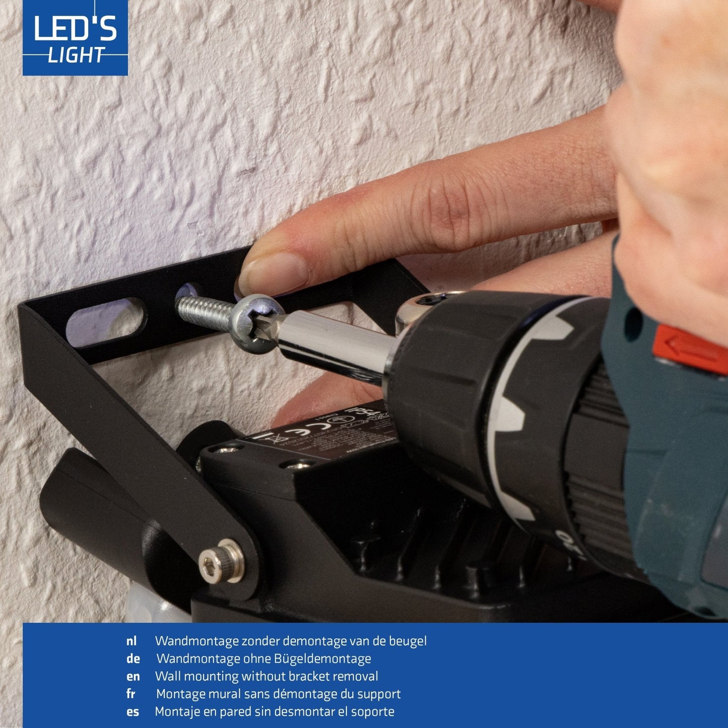 LED's Light Buitenlamp met bewegingssensor 4200 - binnen en buiten - 30W