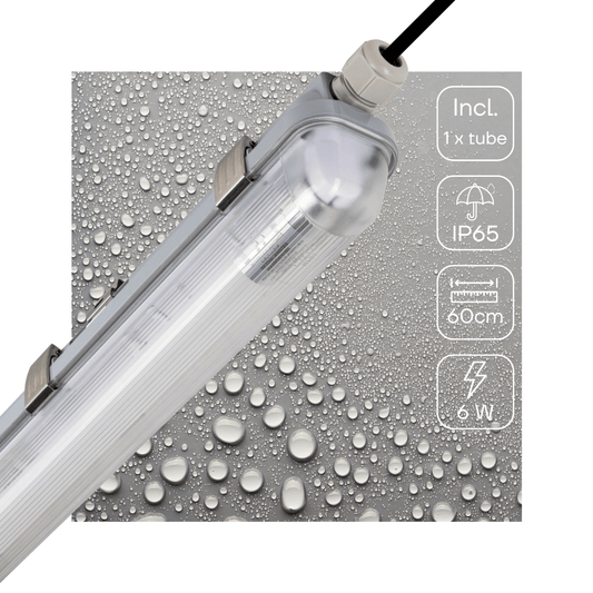 LED's Light Complete LED TL lamp met LED buis 60 cm - Binnen en buiten - 1100 lm - 1x6W