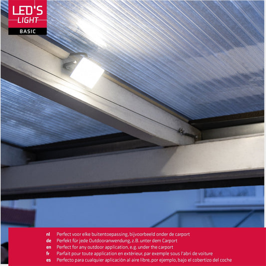 LED's Light Floodlight 900 met beugel - Universeel voor binnen en buiten - 10W