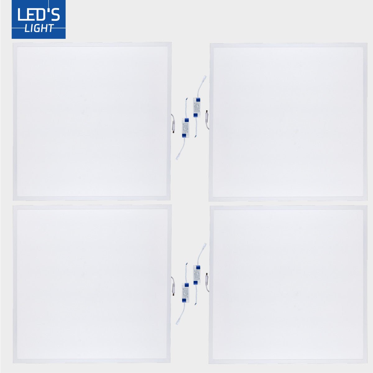 LED's Light LED Paneel 595x595mm  - Vierkant - Koel wit (4000K) - 4000 Lumen - 40W