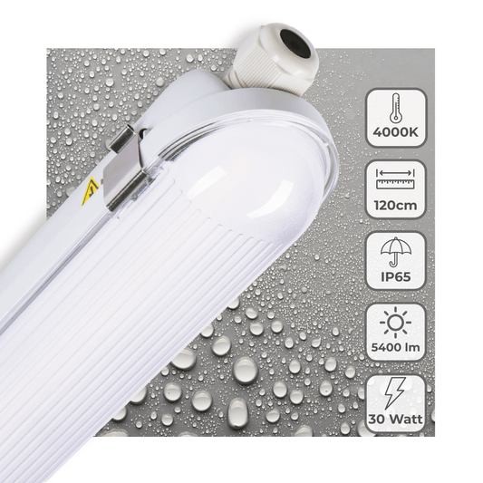 LED's Light Pro TL armatuur 120 cm - Energielabel B - Dimbaar licht - 5400 lm