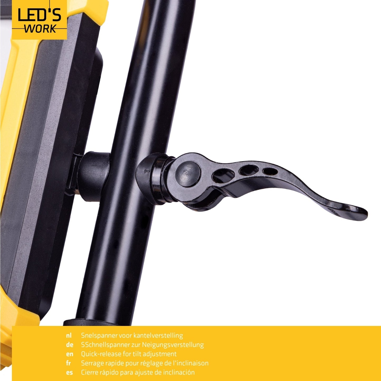 LED's Work Opvouwbare Bouwlamp 3900 - 30W LED vervangt 300W halogeen - 3 meter kabel