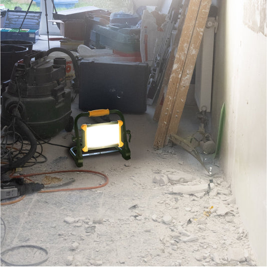 LED's Work Opvouwbare Bouwlamp 6400 - 50W LED vervangt 500W halogeen - 5 meter kabel