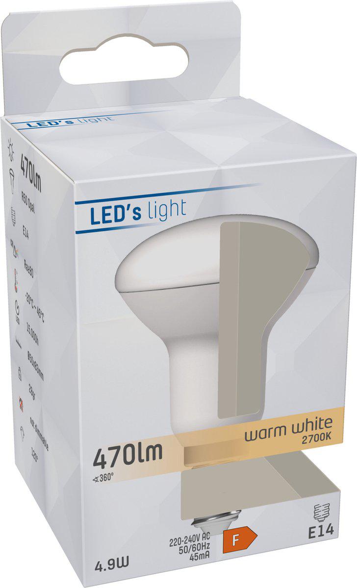 E14 LED lamp - R50 - Warm wit licht - 4W vervangt 40W