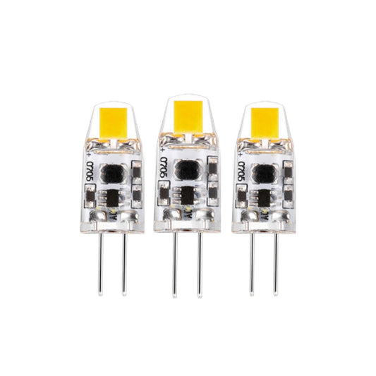 G4 LED Lampen - 12V - 1W vervangt 10W - Warm wit licht - 3PACK
