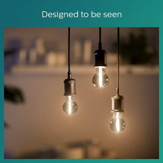 Philips LED Filamentlamp E27 met rookglas - 2.3W vervangt 11W - Warm wit licht