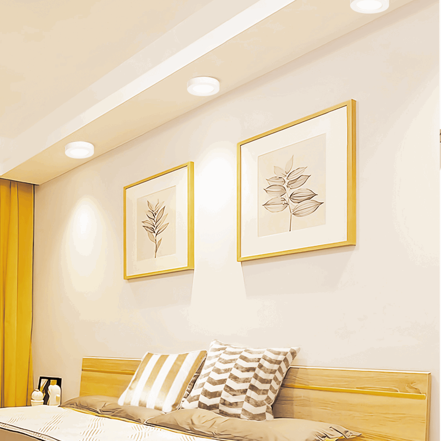 Plafondlamp - downlight - opbouwspot Ø 29cm | LED 24W~2500Lm=152W traditionele verlichting | warmwit 3000K 230V