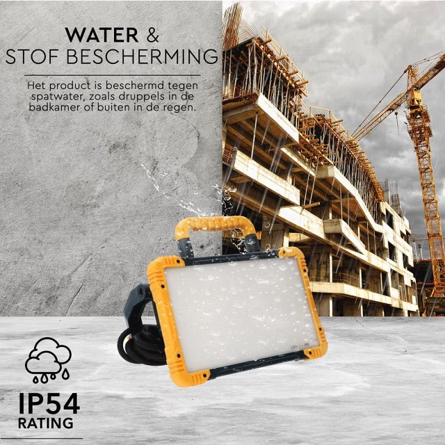 LED's Work Premium LED Werklamp 3200 - 5 meter kabel - Rough Service Tested - IP54 waterdicht - 30W