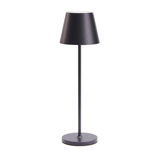 Premium LED Tafellamp met oplaadstation - Oplaadbaar & Draadloos - Voor binnen en buiten - Grijs