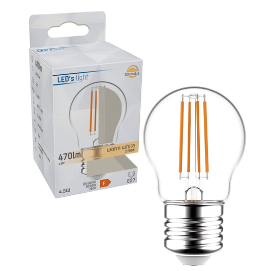 Dimbare LED Lamp E27 - Dimbaar warm wit licht - 470 lm