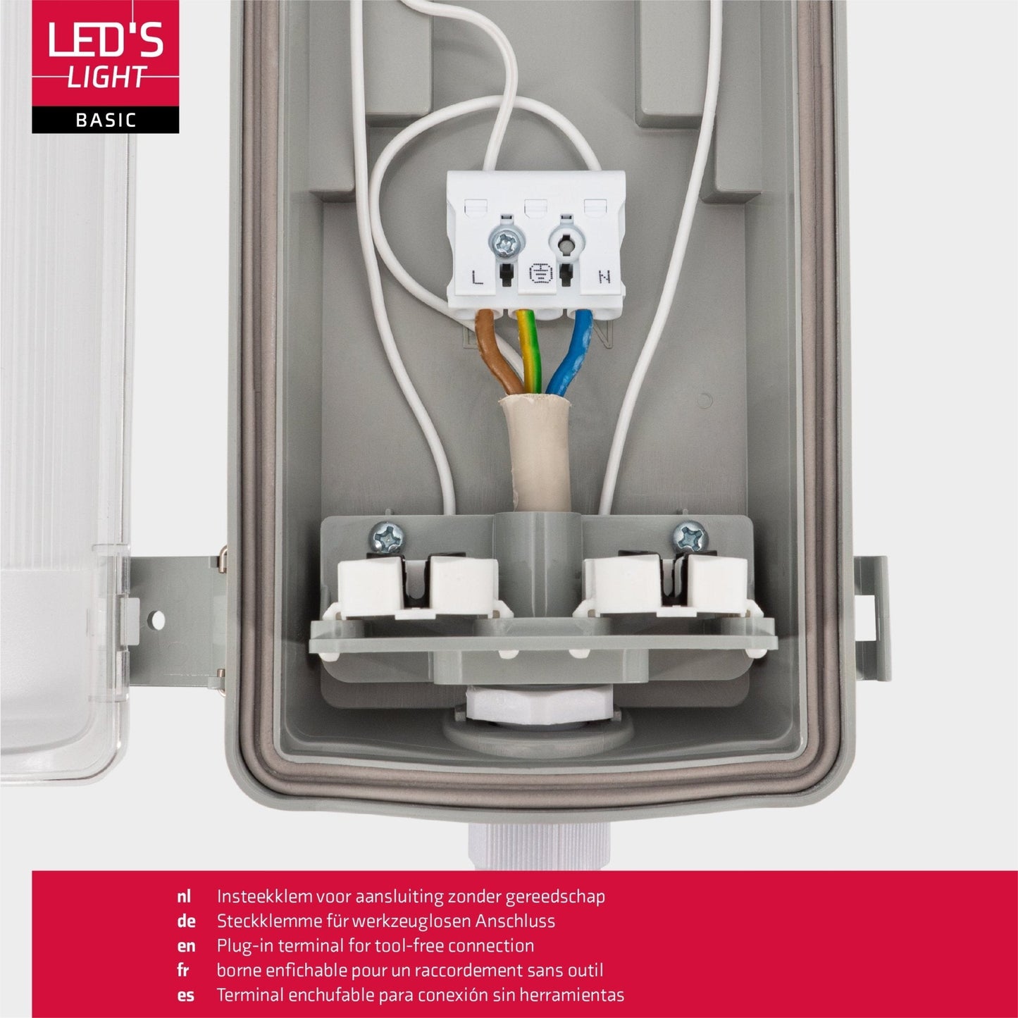 4 PACK - LED TL dubbel armaturen met 8 lampen 120 cm - Koud wit licht 6500 K - Waterdicht
