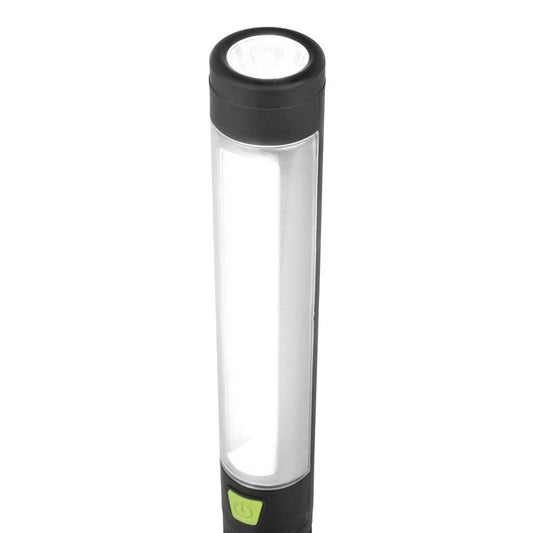 Smartwares LED Looplamp op batterijen met haak - Draai- en Kantelbaar - Draadloos - Zwart