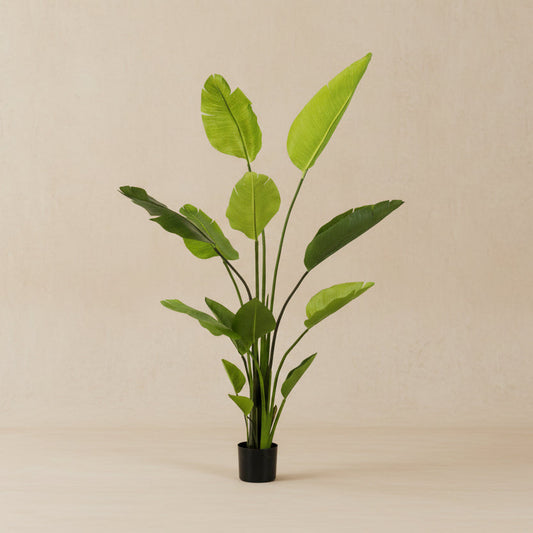 Kunstplant - Strelitzia Nicolai - Paradijsvogelbloem - 150cm