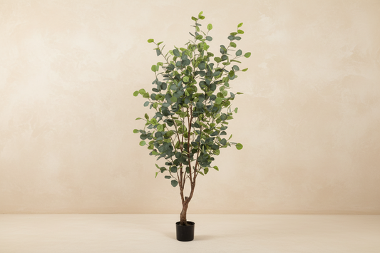 Kunstplant - Eucalyptus - Blauwe Gomboom  - 140cm