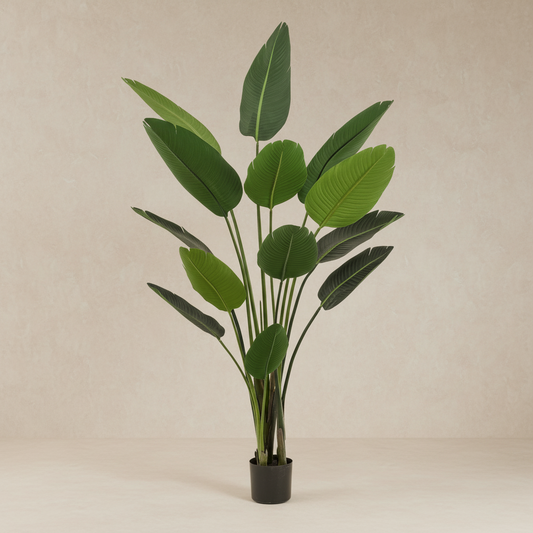 Kunstplant - Strelitzia Nicolai - Paradijsvogelbloem - 190cm