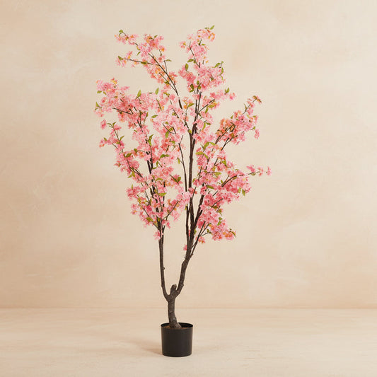 Kunstplant - Roze kersenbloesem - 210cm