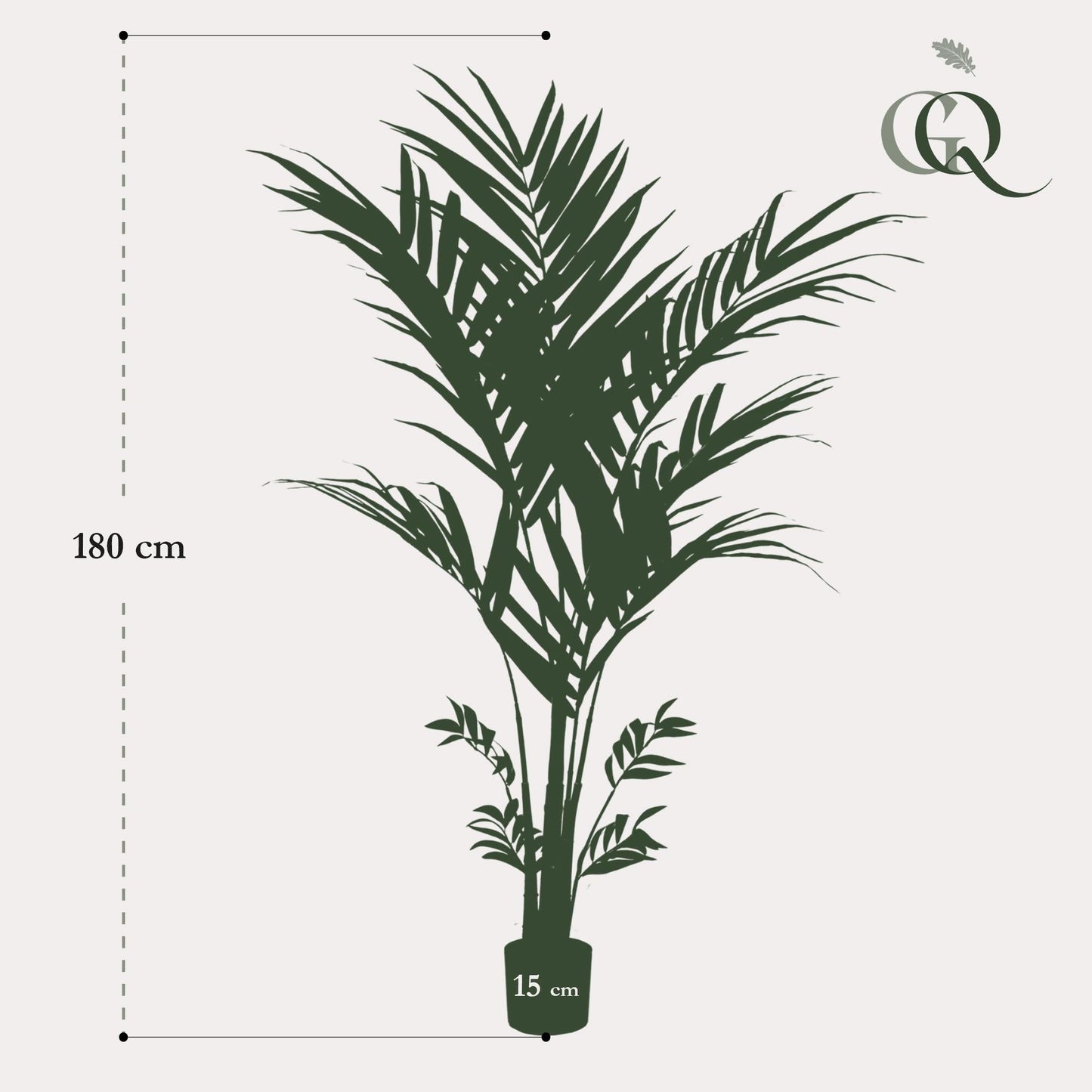 Kunstplant -Kentiapalm - 180cm