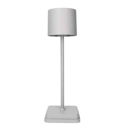 TouchDim Oplaadbare LED Tafellamp - Dimbaar via aanraking - Binnen en buiten - Grijs (kopie)