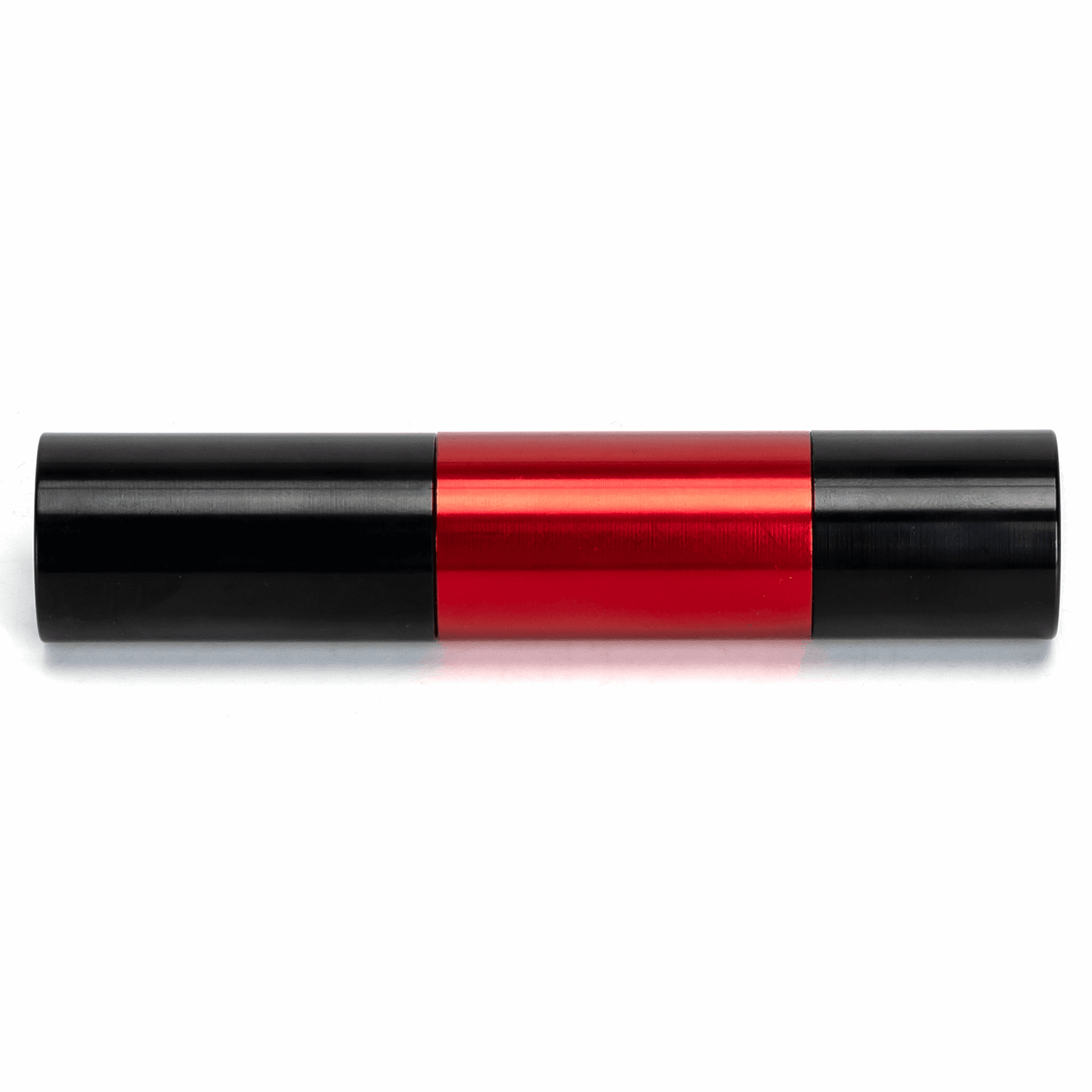 Zaklamp rood zwart aluminium behuizing |  1x AA batterij (exclusief)  - 120° 86m 47Lm